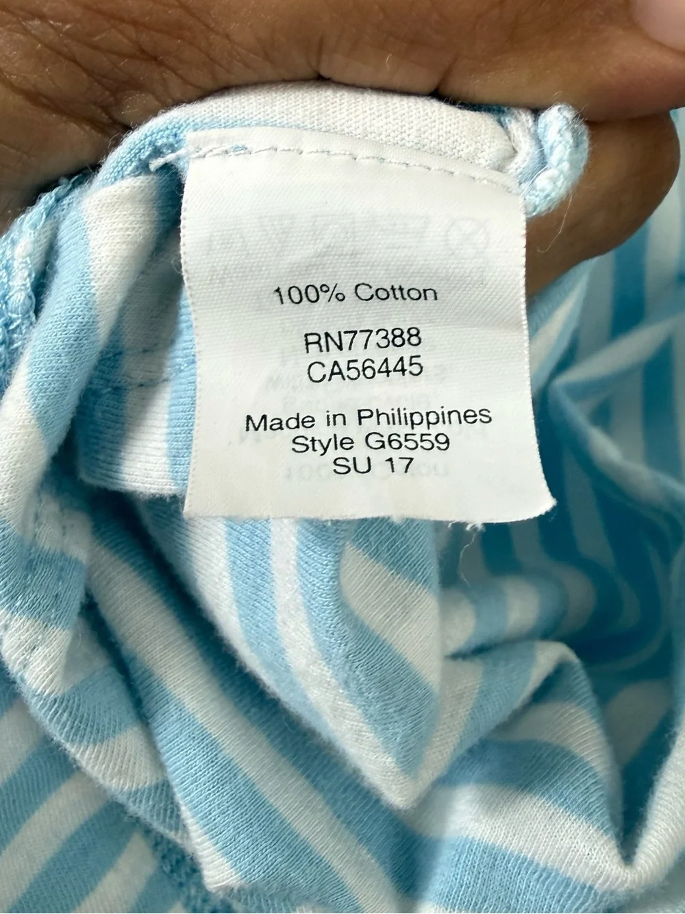 J. Crew Blue White Striped Off-the-Shoulder Ruffle Top XL Coastal Grandmother